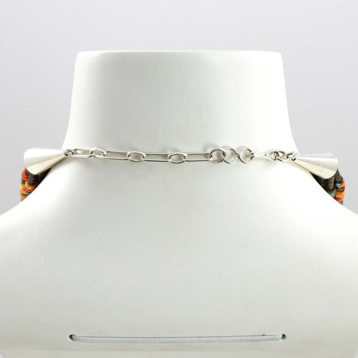 Turquoise and Spiny Oyster Necklace