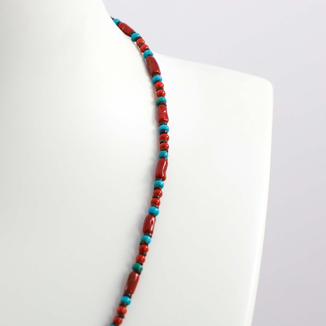 Coral and Turquoise Necklace
