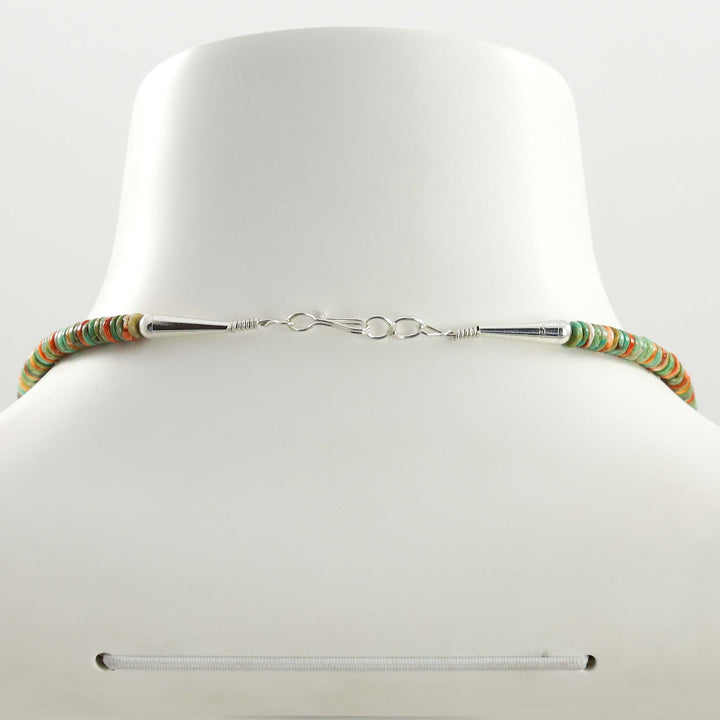 Turquoise and Spiny Oyster Shell Necklace