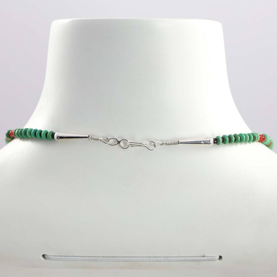 Turquoise and Coral Necklace