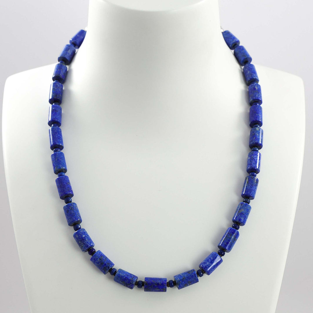 Denim Lapis Necklace