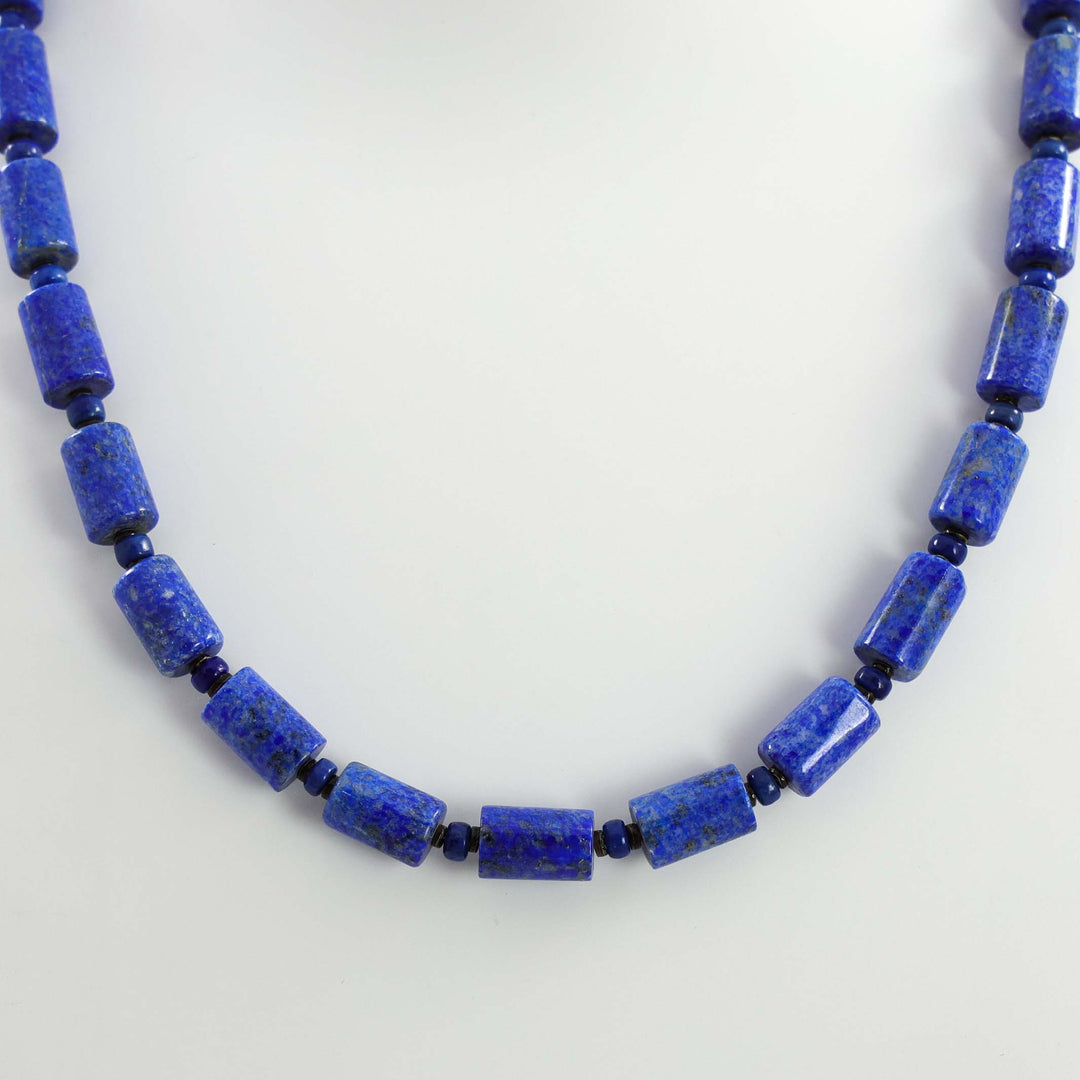 Denim Lapis Necklace