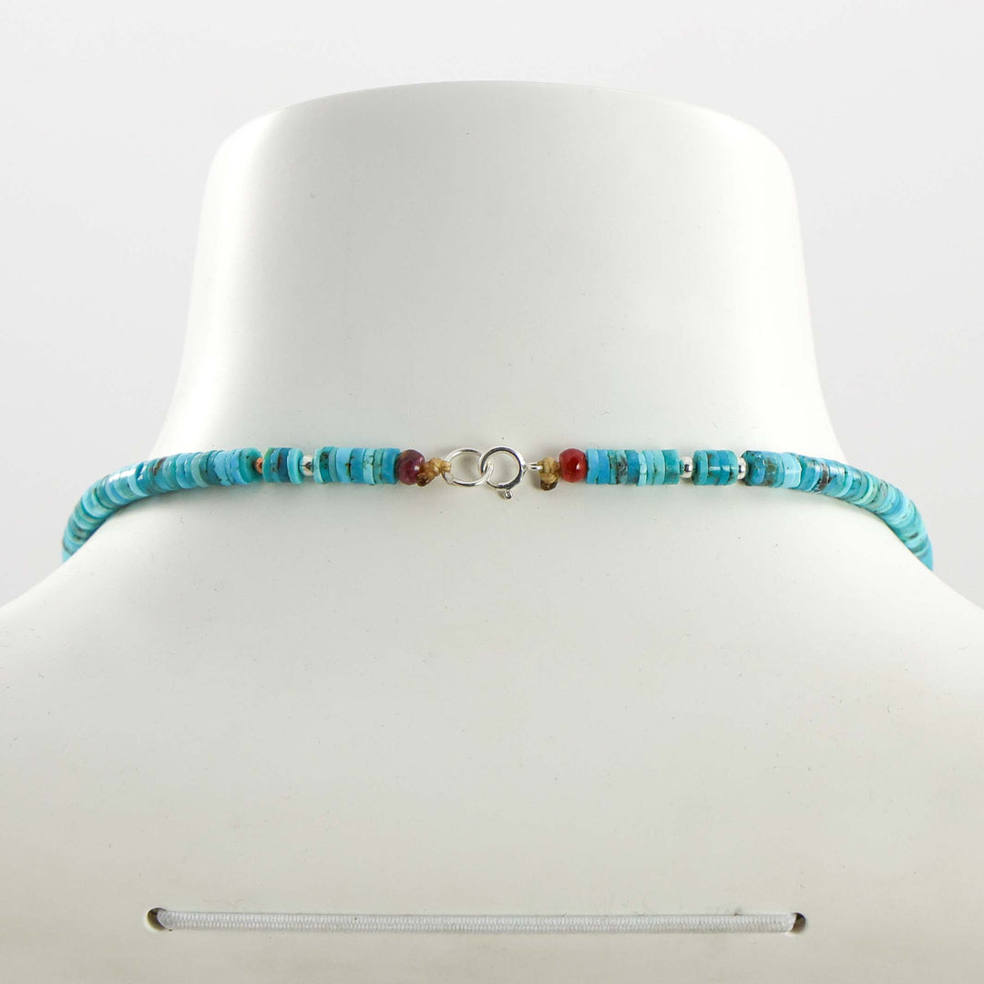 Turquoise and Spiny Oyster Necklace