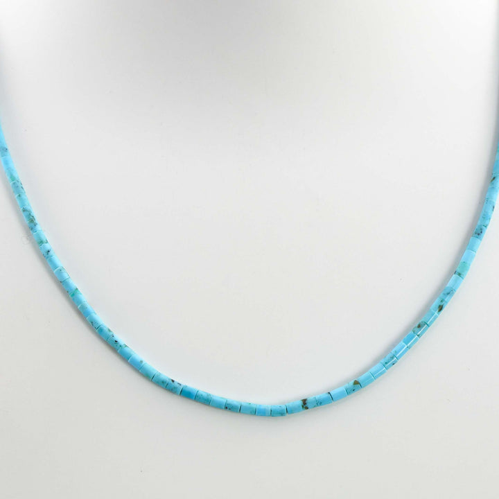 Kingman Turquoise Heishi Necklace
