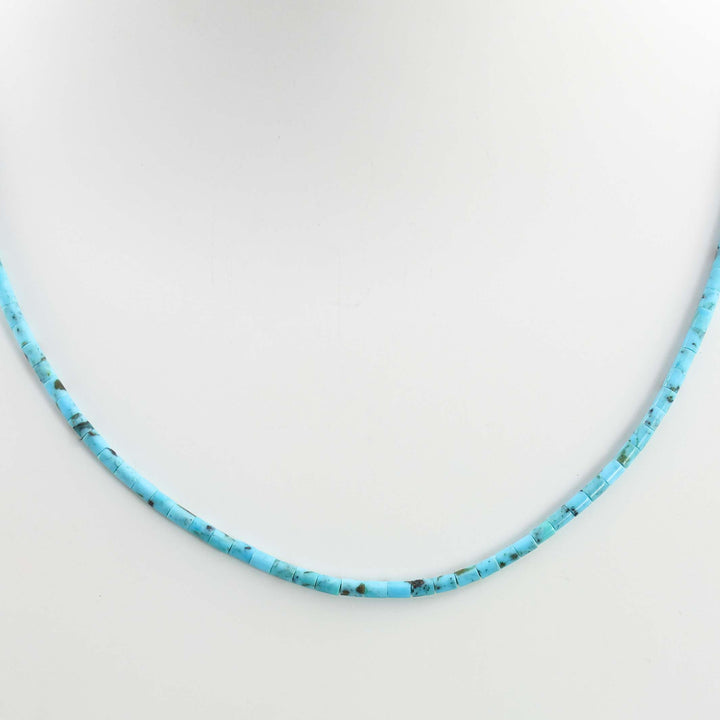 Kingman Turquoise Heishi Necklace
