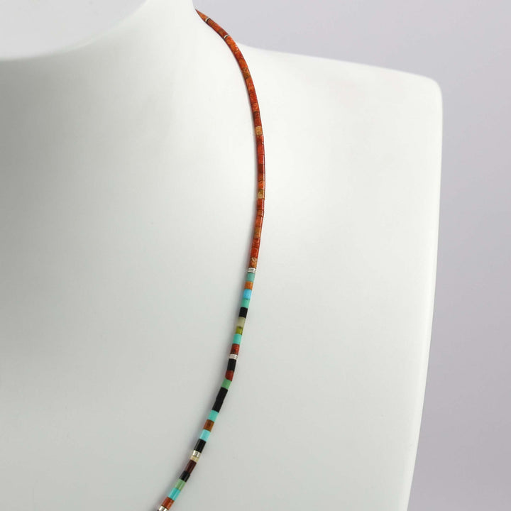 Multi-Stone Heishi Necklace