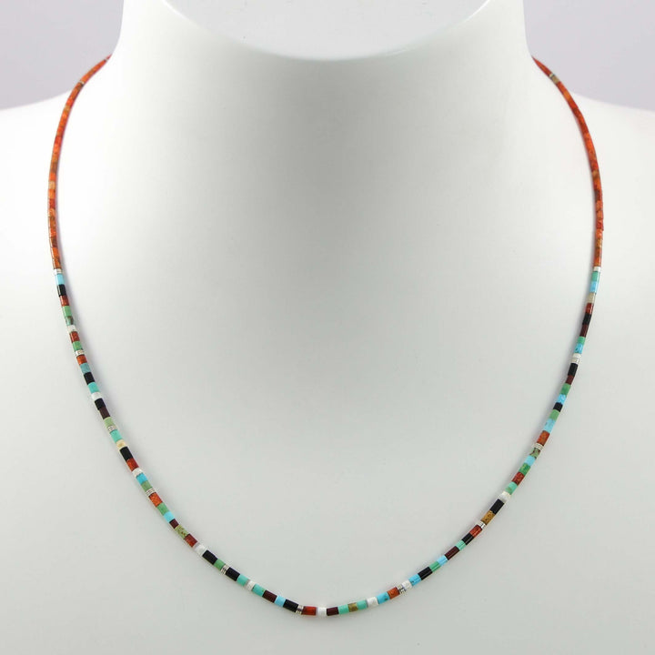 Multi-Stone Heishi Necklace