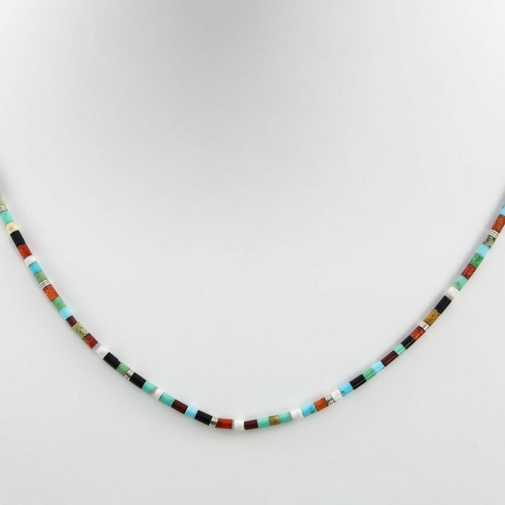 Multi-Stone Heishi Necklace