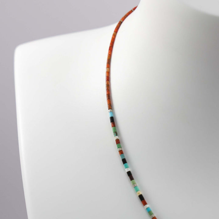 Multi-Stone Heishi Necklace