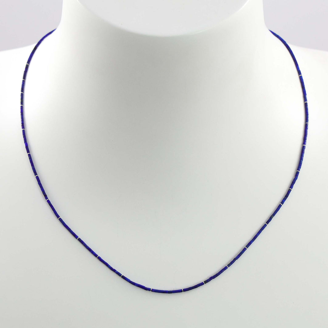 Lapis Heishi Necklace