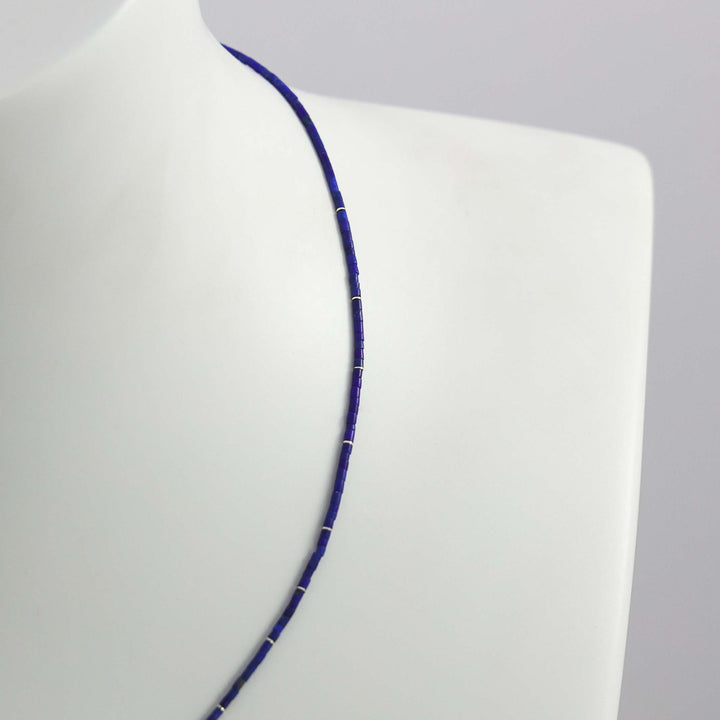 Lapis Heishi Necklace