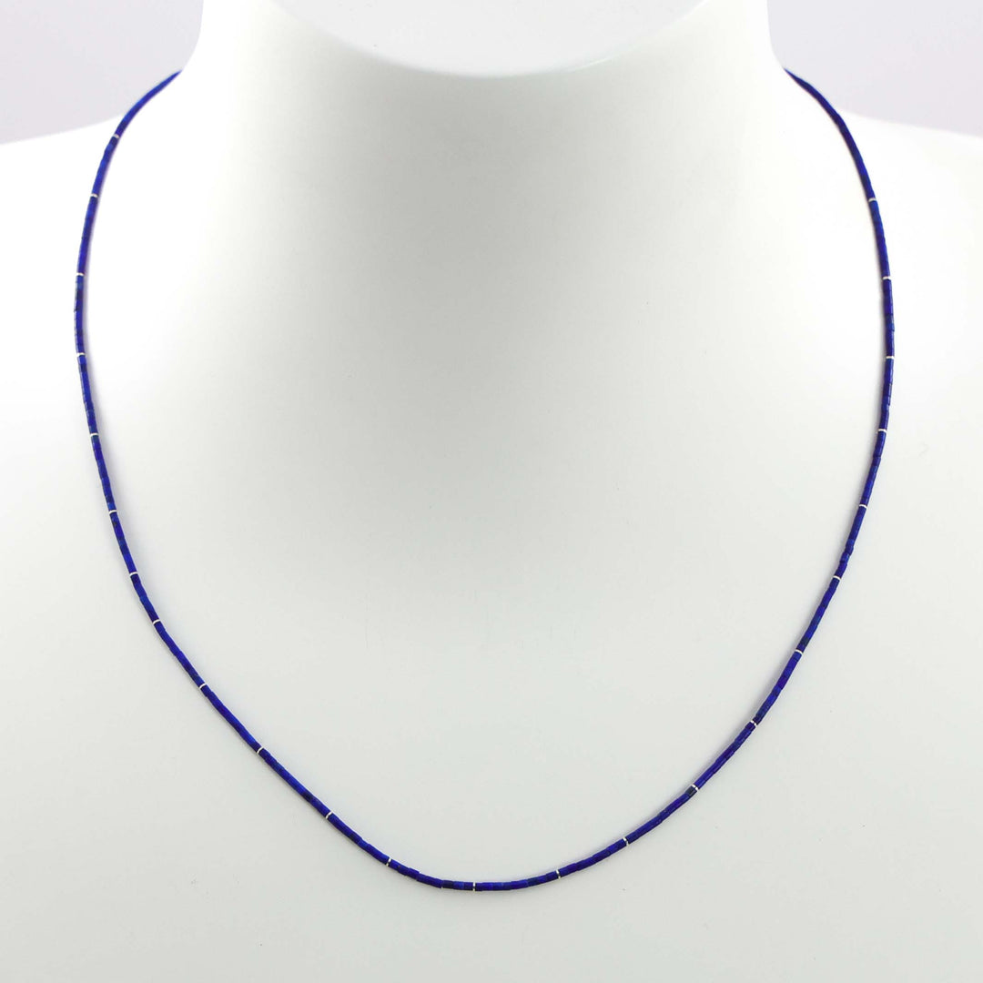 Lapis Heishi Necklace