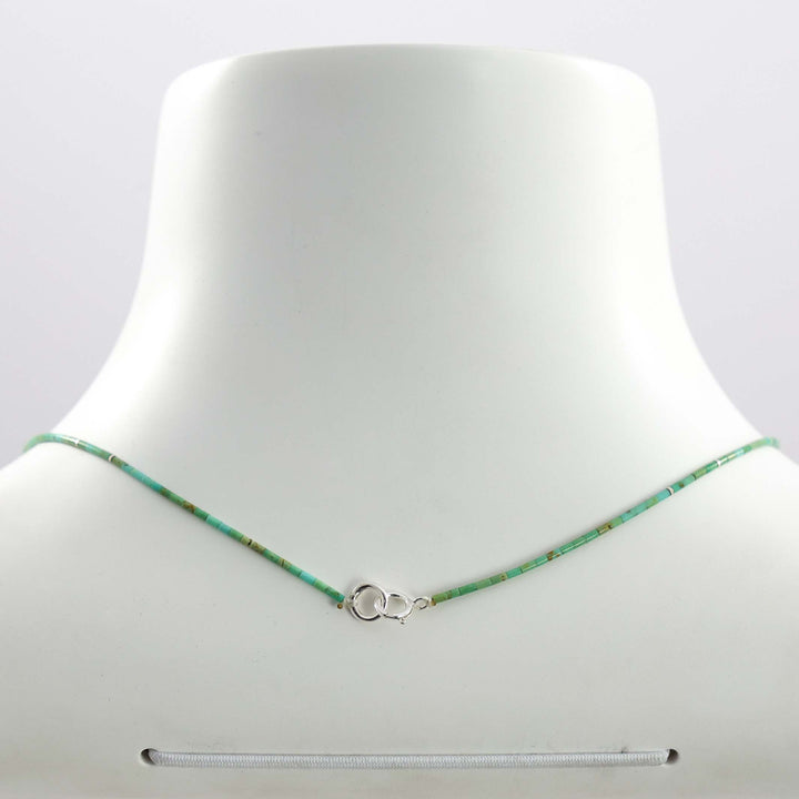 Kingman Turquoise Heishi Necklace
