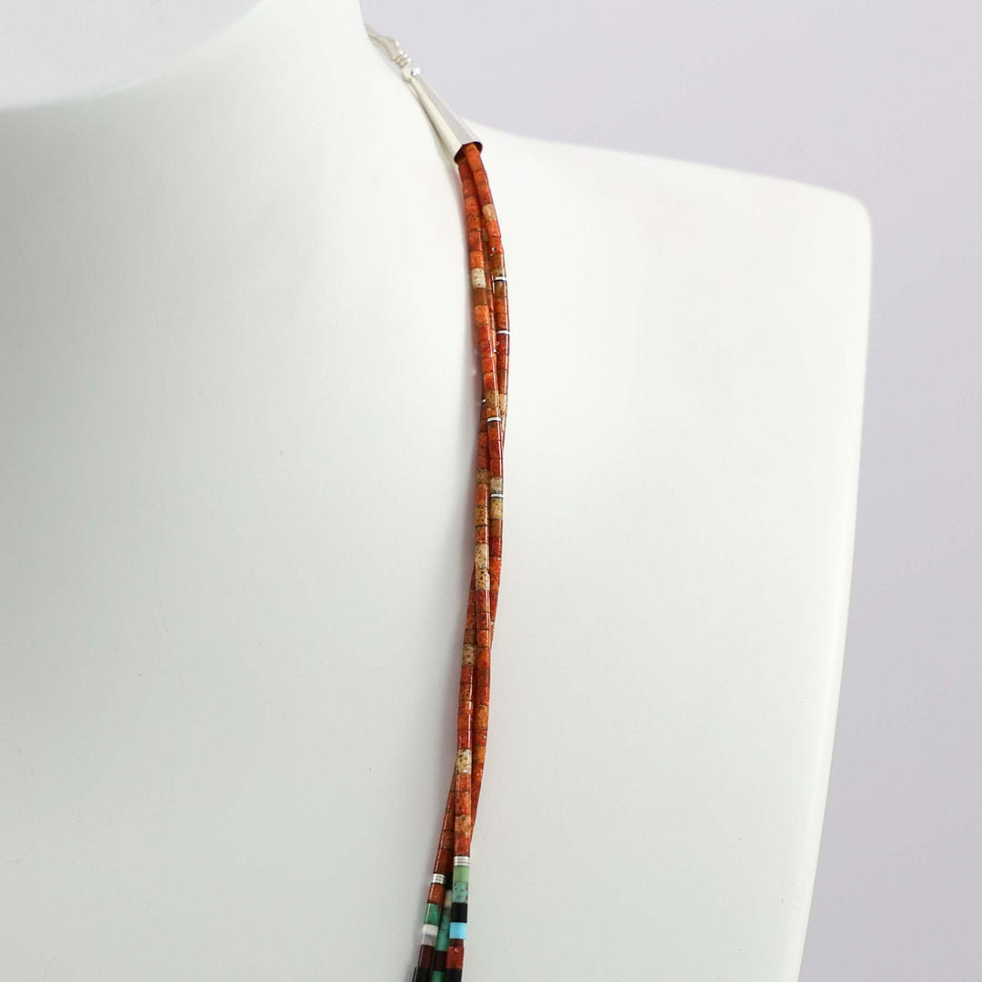 Multi-Stone Heishi Necklace