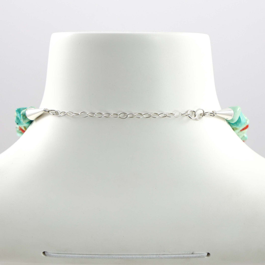 Turquoise and Coral Necklace