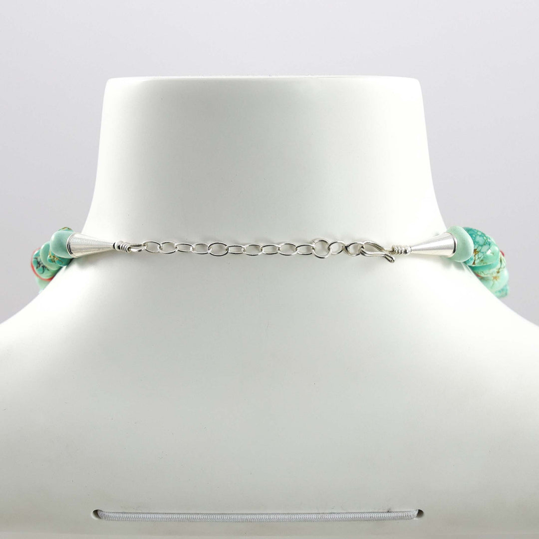 Turquoise and Coral Necklace