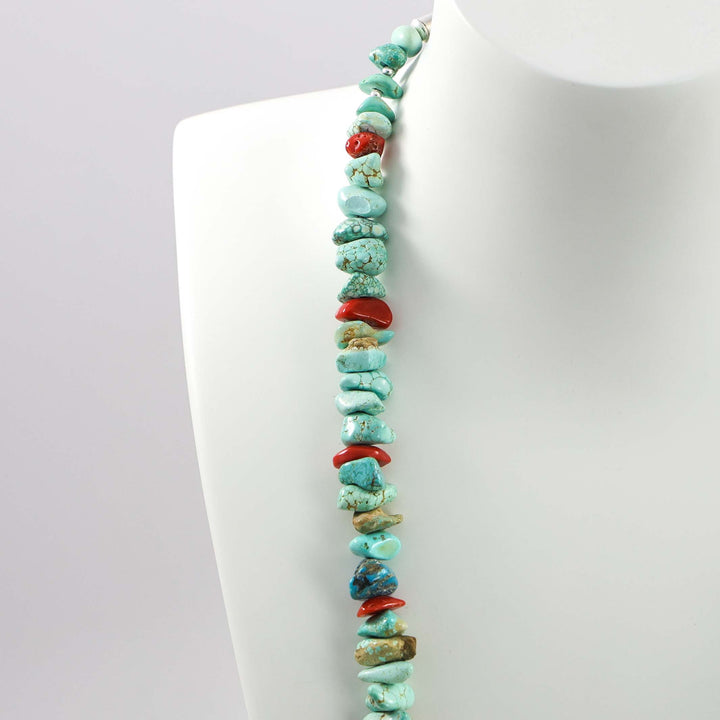 Turquoise and Coral Necklace