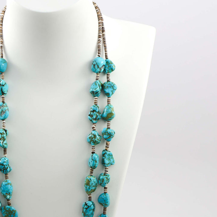 1960s Turquoise Nugget Necklace