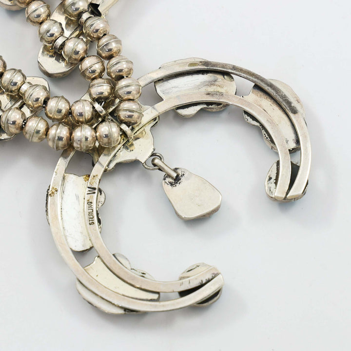 Turquoise Squash Blossom Necklace