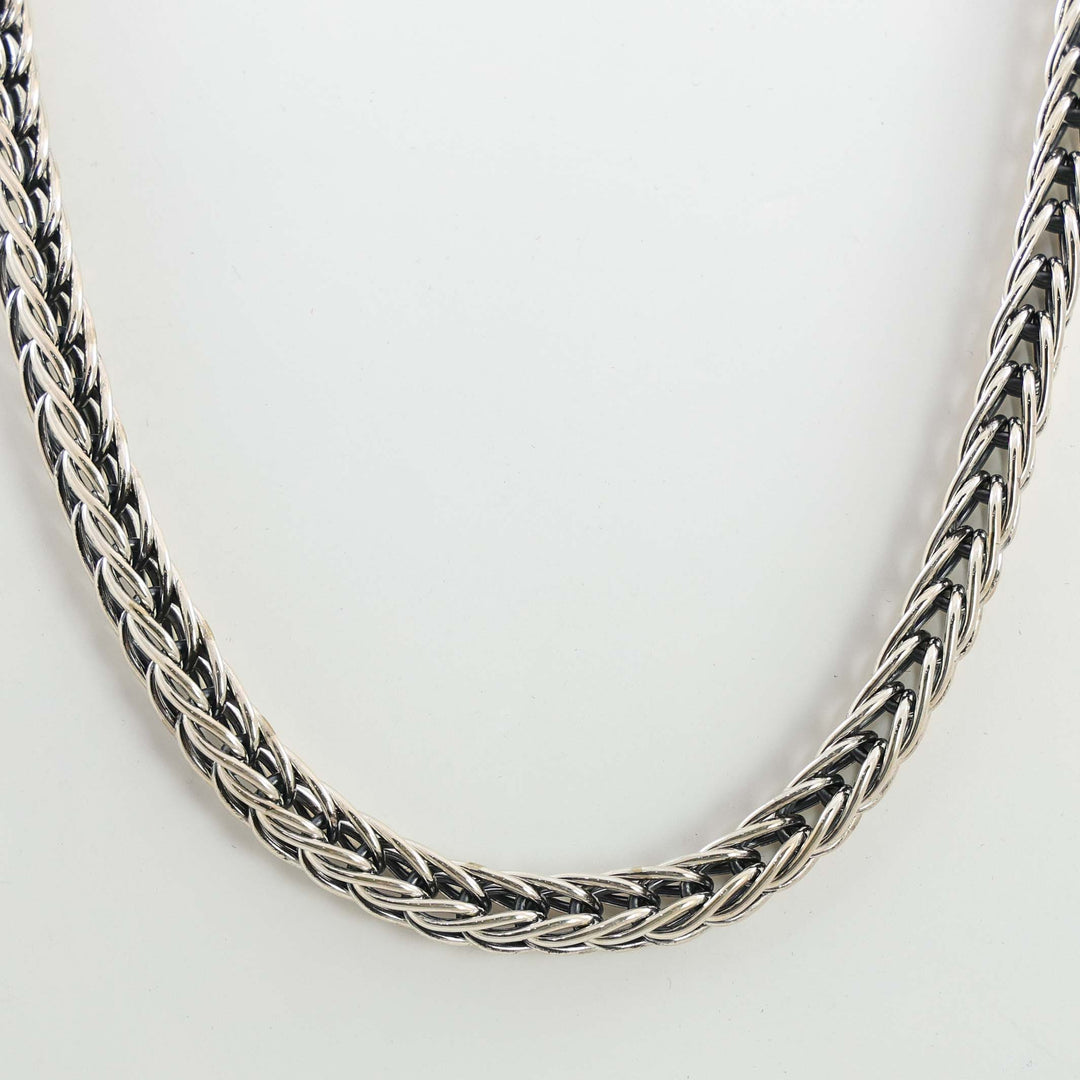 Silver Foxtail Necklace