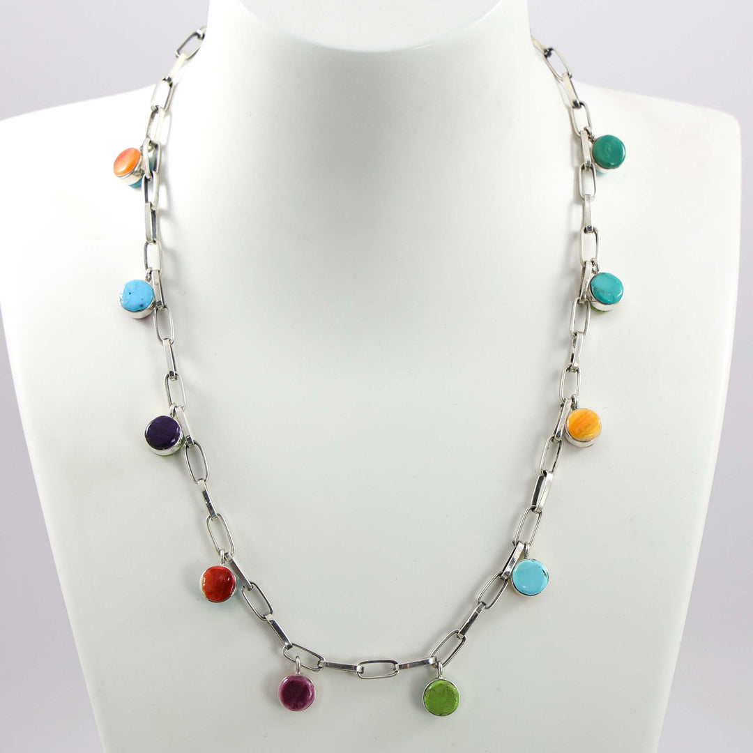 Reversible Multi-Stone Necklace