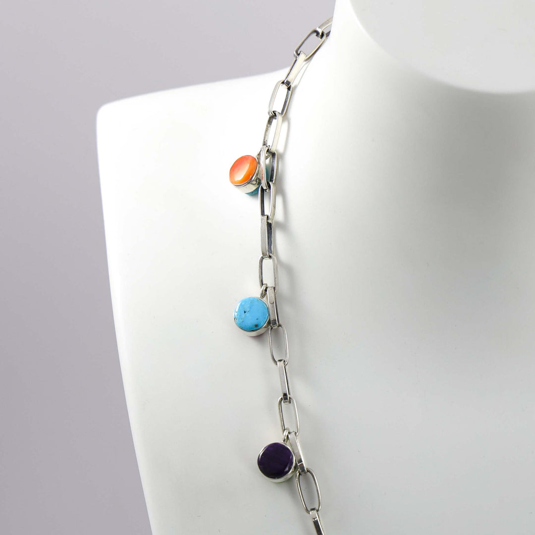 Reversible Multi-Stone Necklace