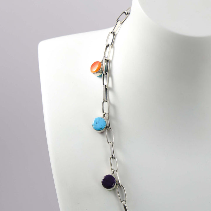 Reversible Multi-Stone Necklace