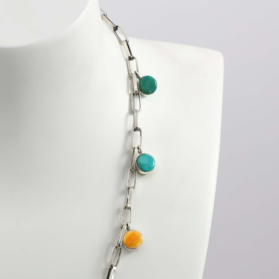 Reversible Multi-Stone Necklace