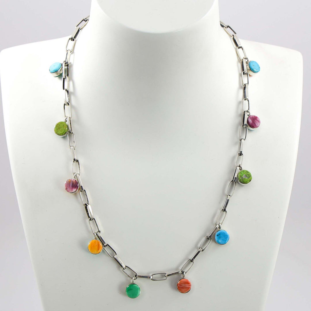 Reversible Multi-Stone Necklace