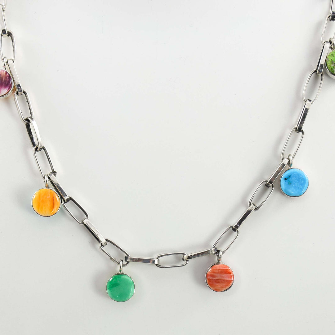 Reversible Multi-Stone Necklace