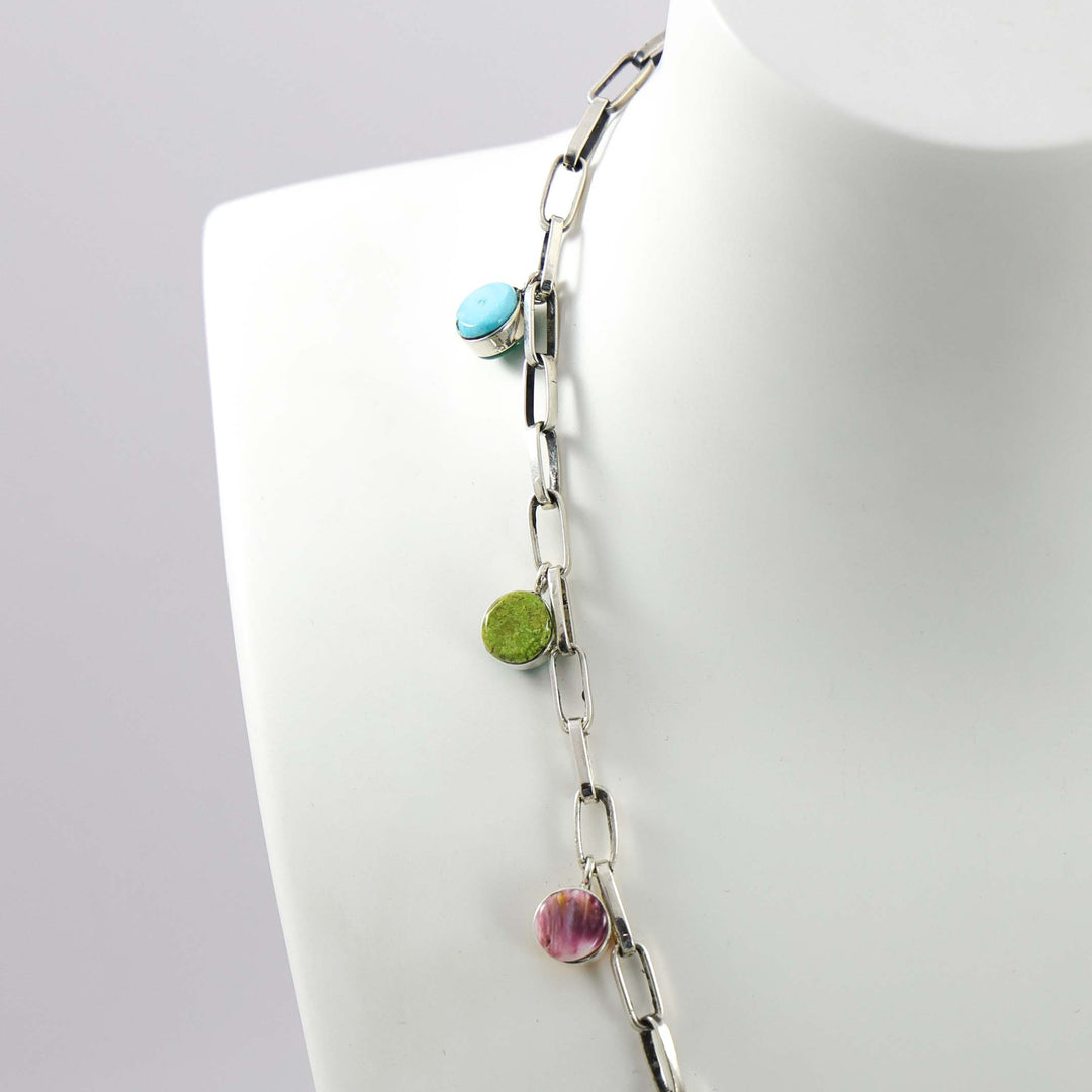 Reversible Multi-Stone Necklace