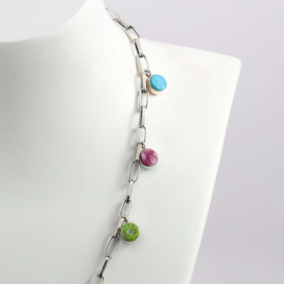 Reversible Multi-Stone Necklace