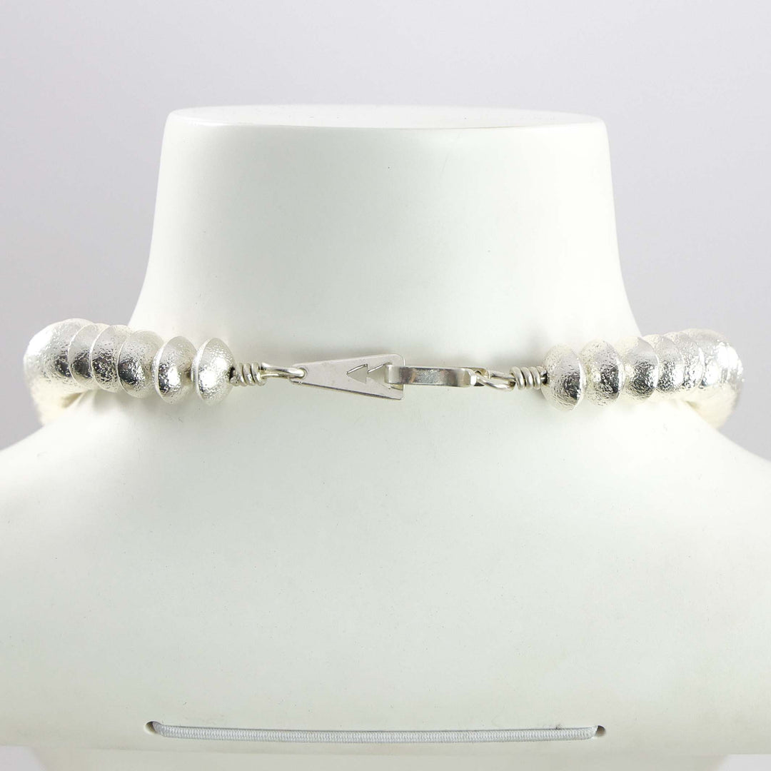 Navajo Pearl and Coral Necklace