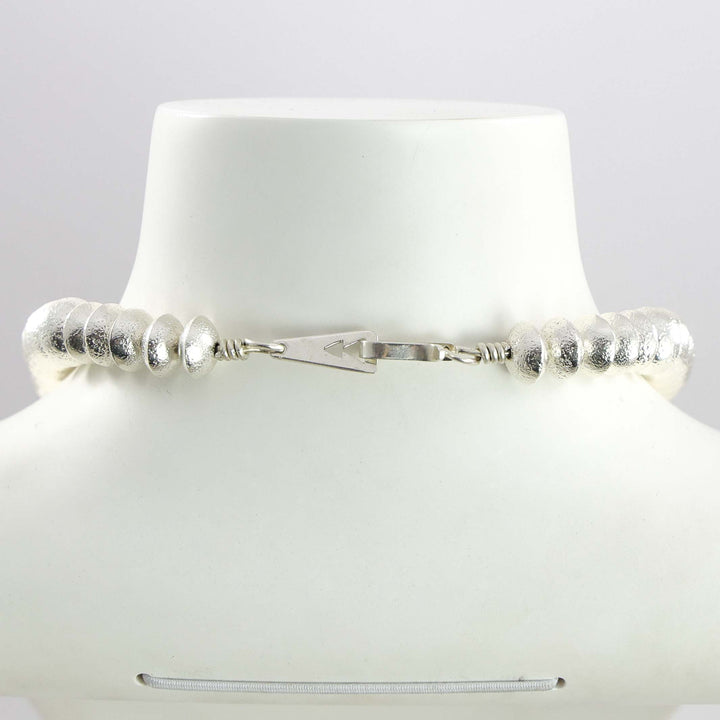 Navajo Pearl and Coral Necklace