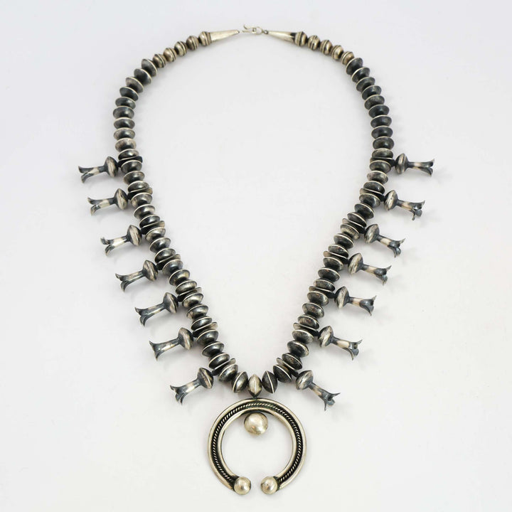 1980s Squash Blossom Necklace