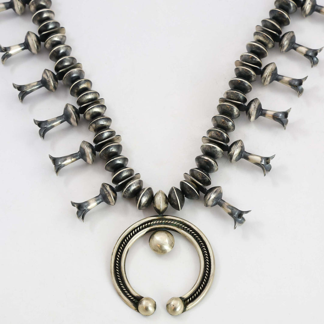 1980s Squash Blossom Necklace