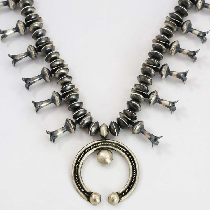 1980s Squash Blossom Necklace
