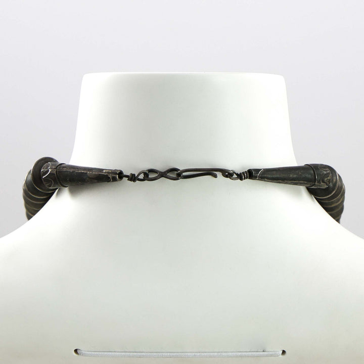 Turquoise Bear Claw Squash Blossom