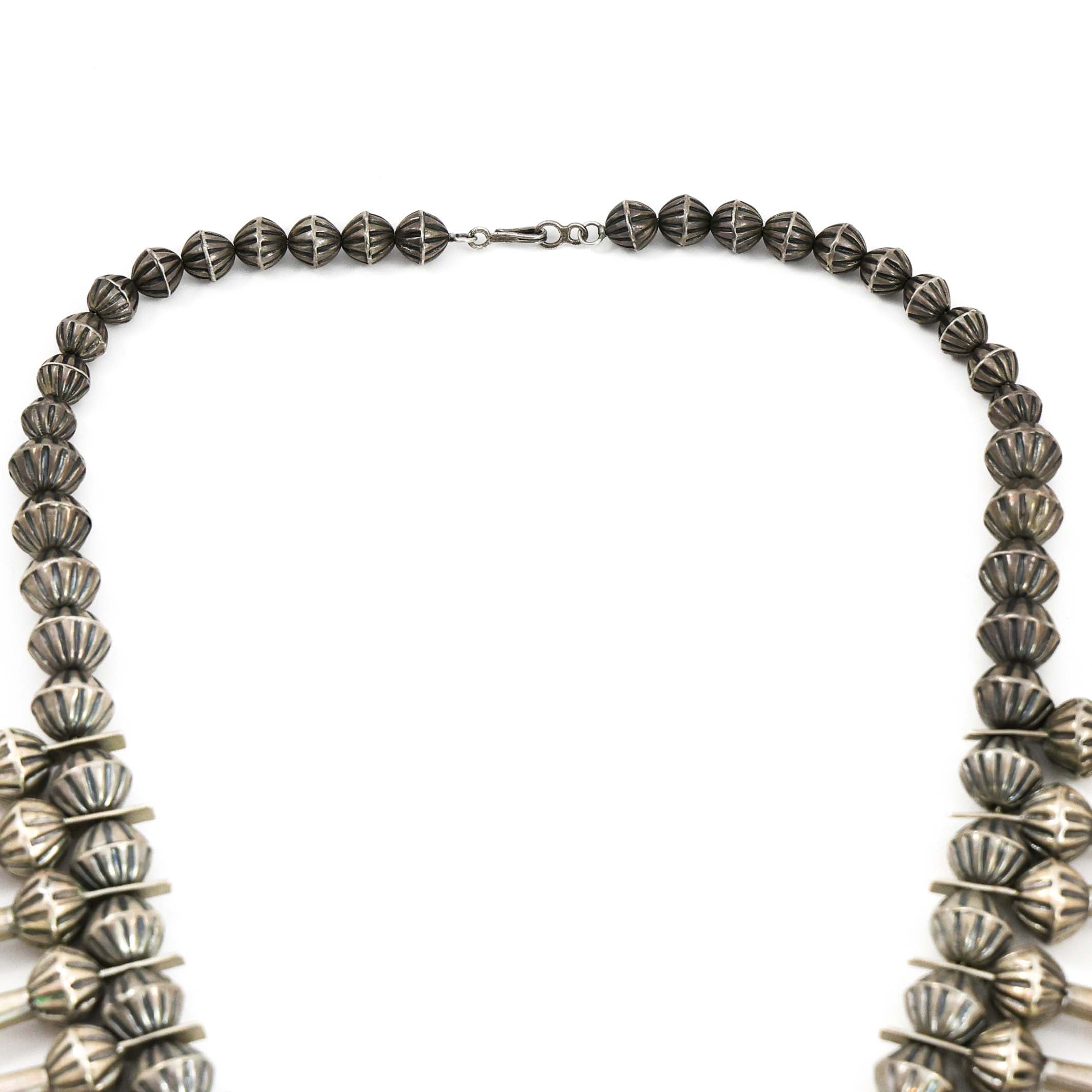 shukogei ichigo shaフラガールトークンネックレスアンティーク 1950s Squash Blossom Necklace – Garland's