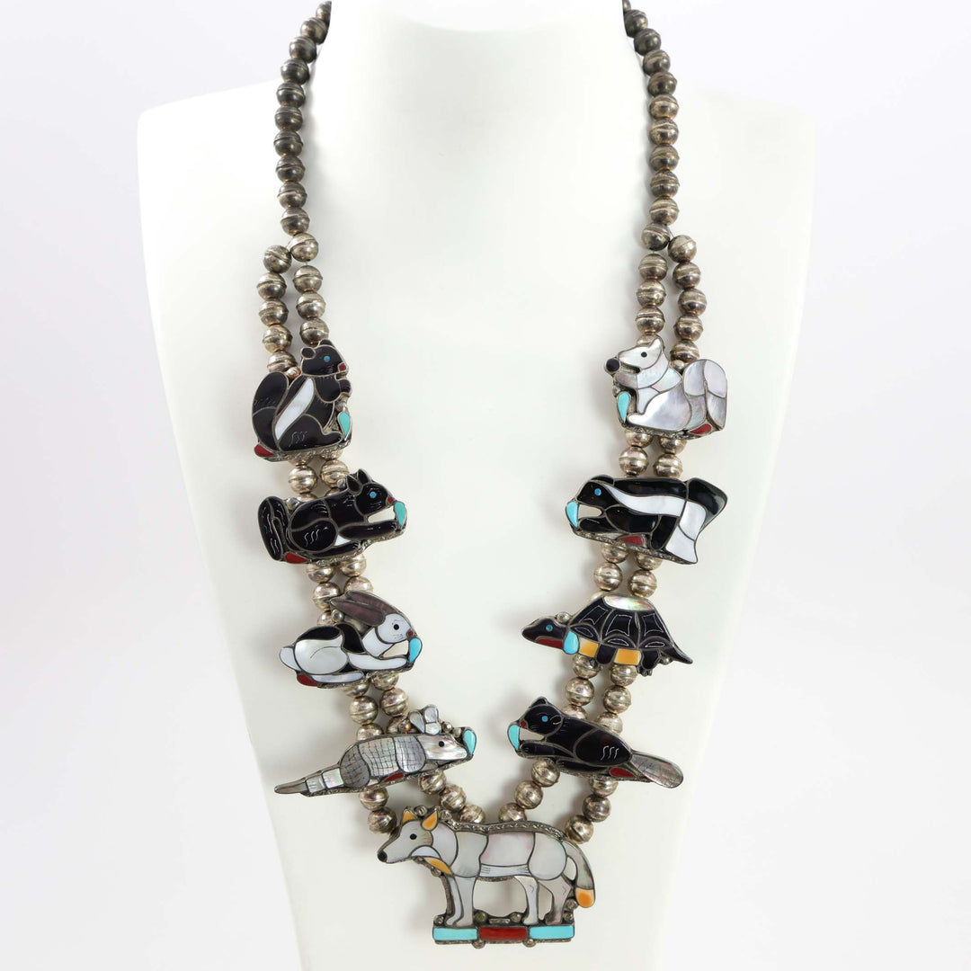 1960s Woodland Animals Necklace