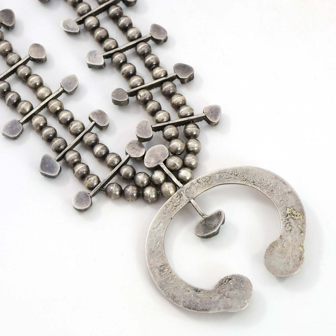 1950s Turquoise Squash Blossom Necklace