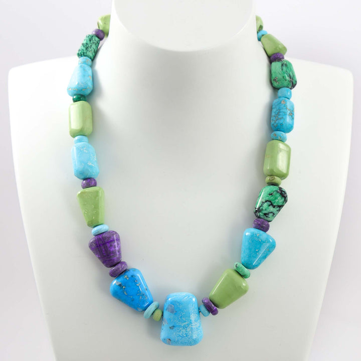 Multi-Stone Bead Necklace