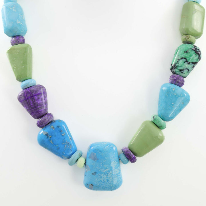 Multi-Stone Bead Necklace