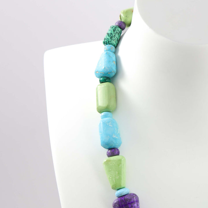 Multi-Stone Bead Necklace
