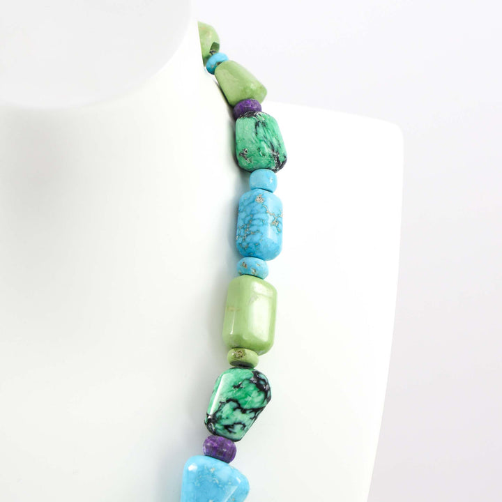 Multi-Stone Bead Necklace