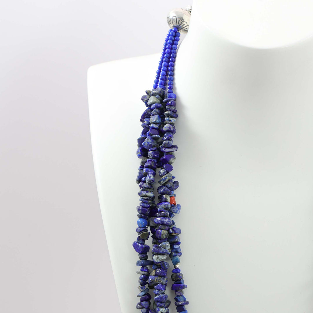 Lapis Healing Hand Necklace