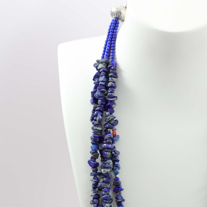 Lapis Healing Hand Necklace