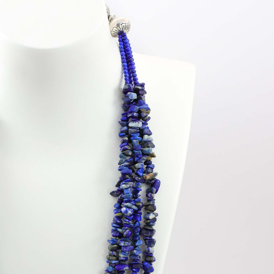 Lapis Healing Hand Necklace