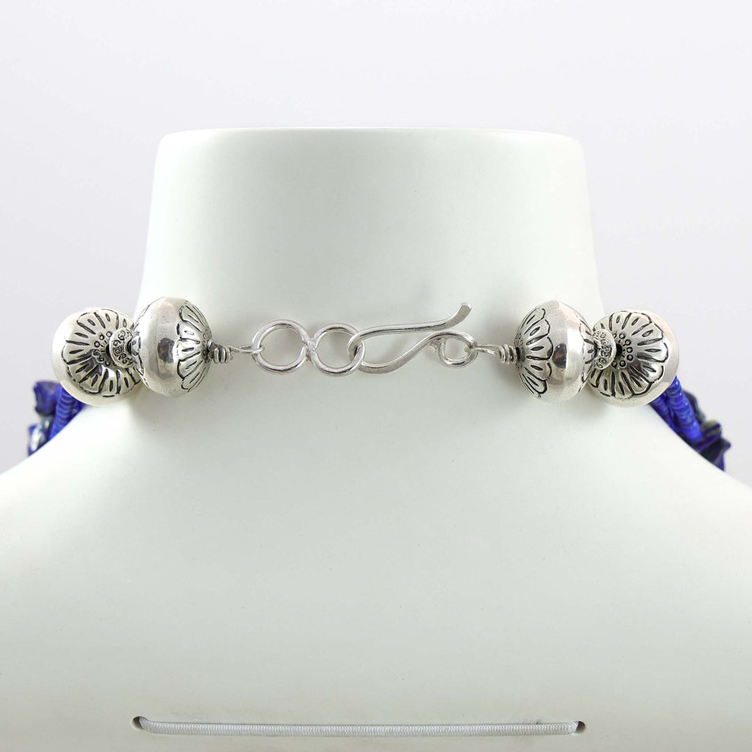 Lapis Healing Hand Necklace