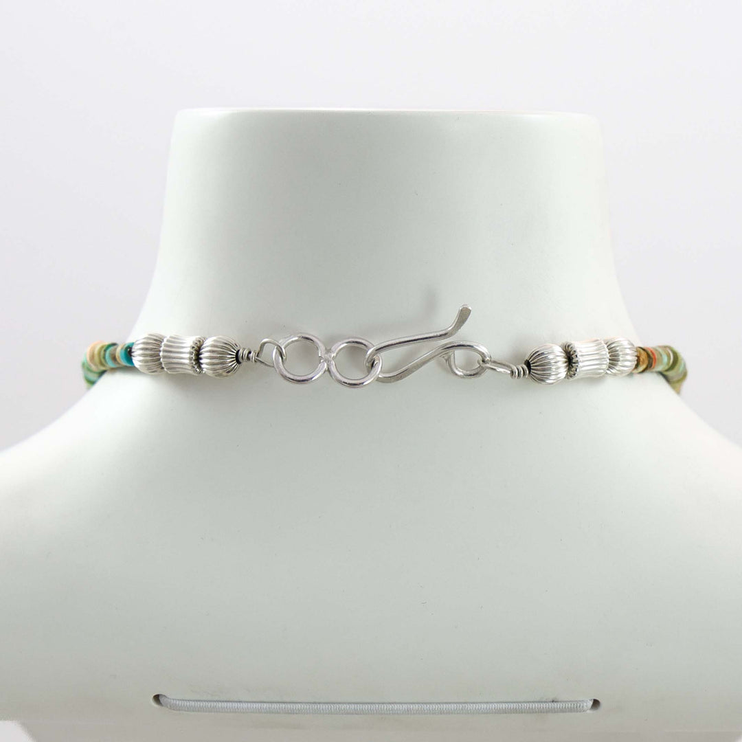 Turquoise and Spiny Oyster Necklace